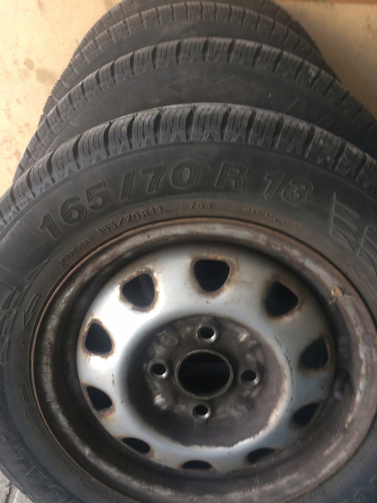 vw, skoda fiat, 165/70/14