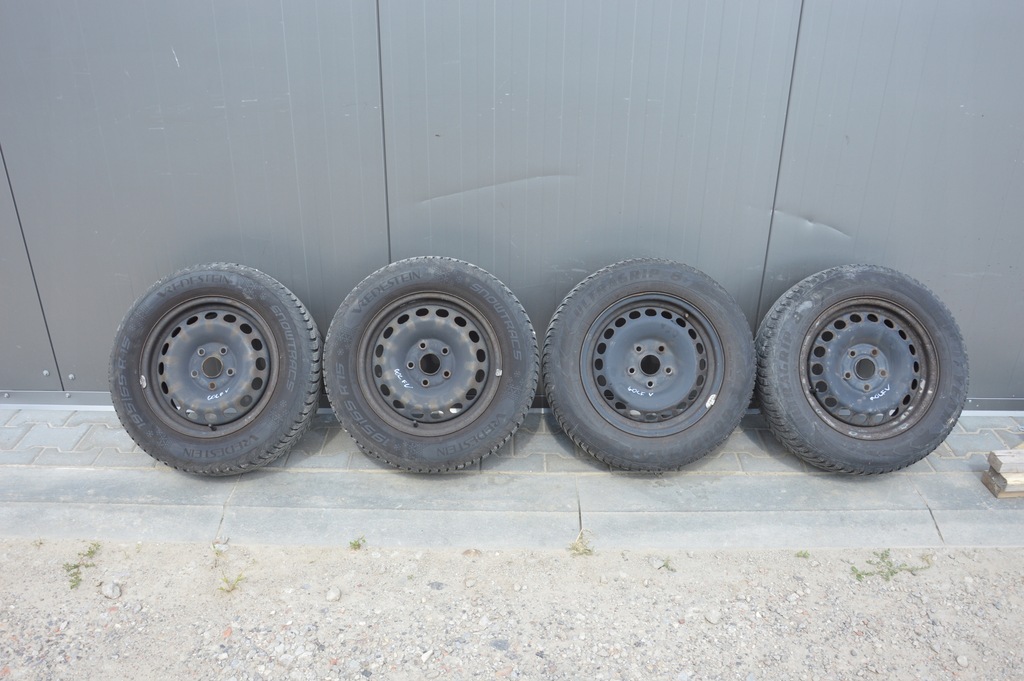 vw, golf, v, ruedas llantas 15'' 5x112 195/65r15