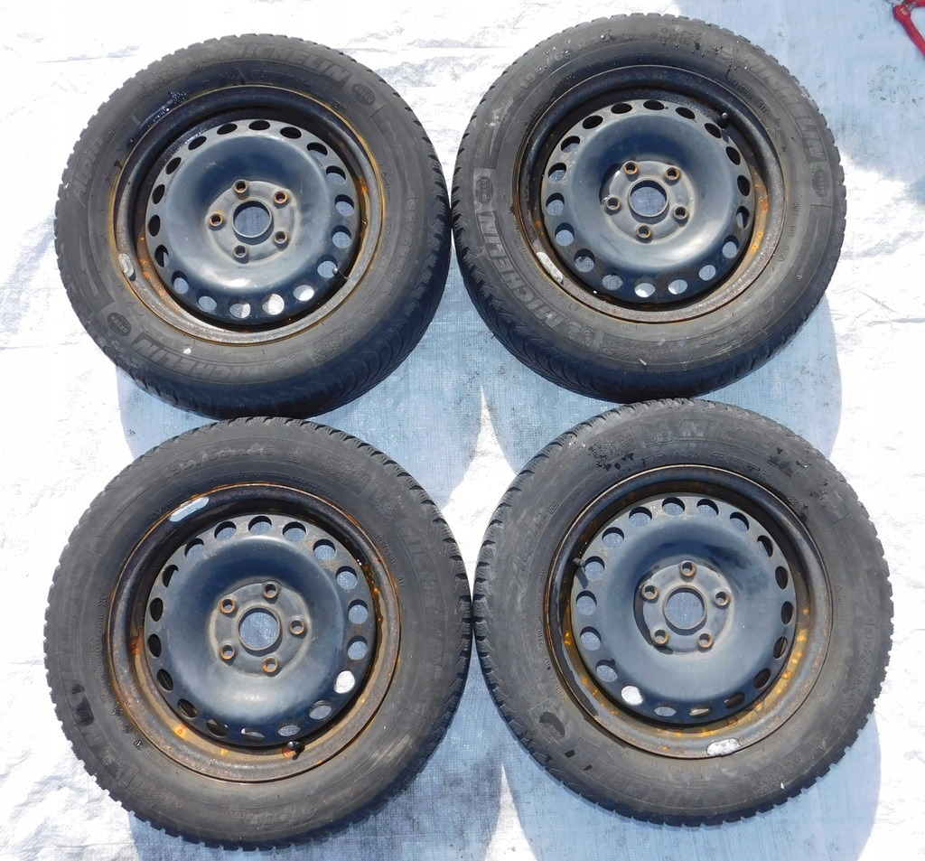 ruedas llantas 15 audi, vw, et47 5x112 195/65/15 5mm 10r