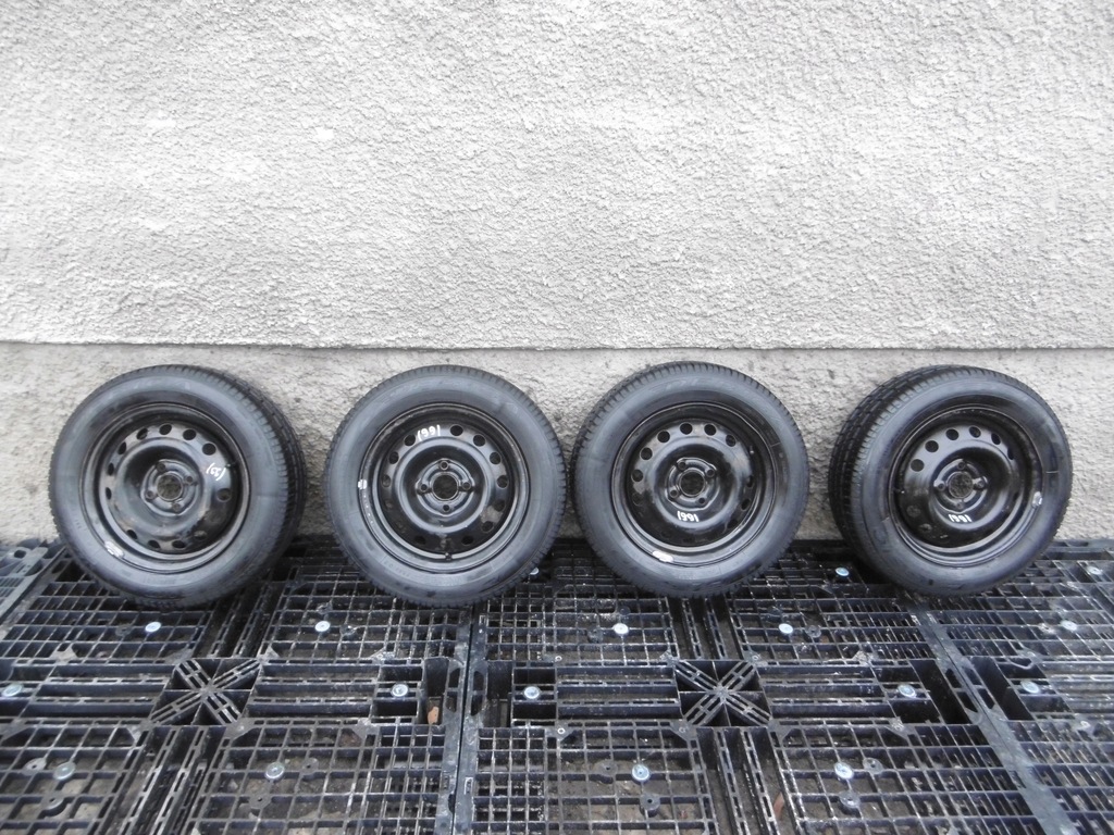 llantas acero + neumáticos 14 175/65 4x100 et49 opel
