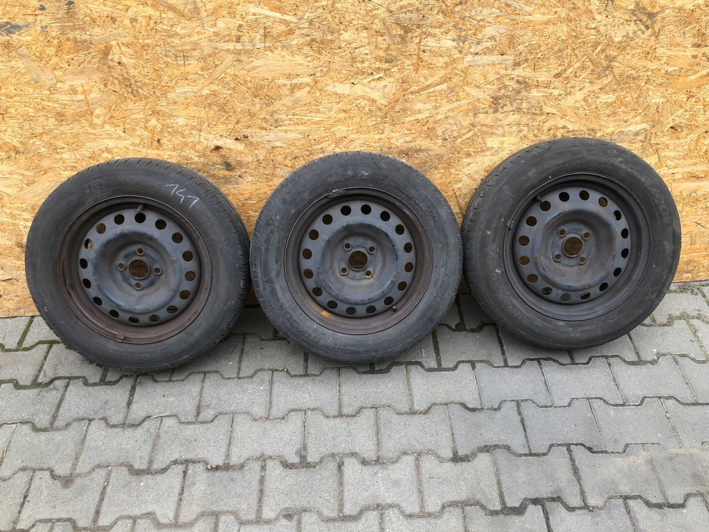 ruedas acero kia, rioiii+neumaticos hankook 185/65/15