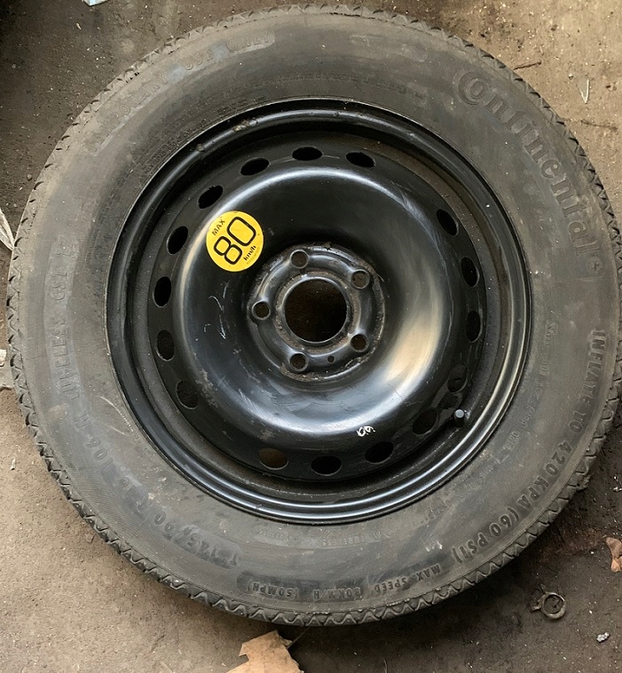 nissan qashqai rueda repuesto 08-13 et40