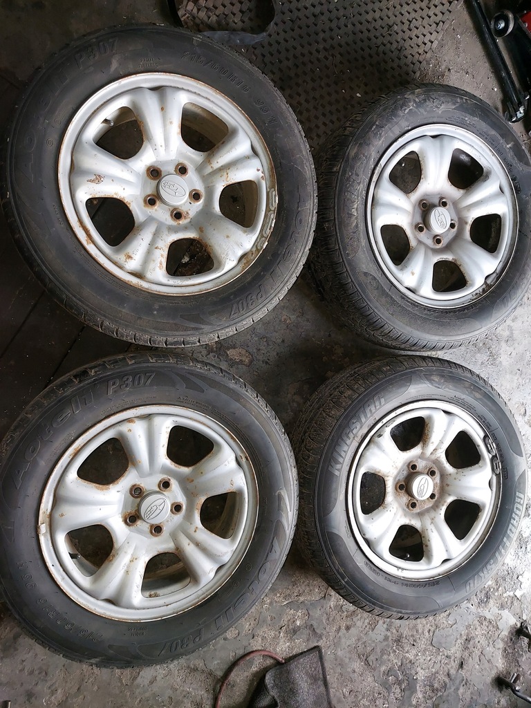 subaru forester ruedas 215/60r16