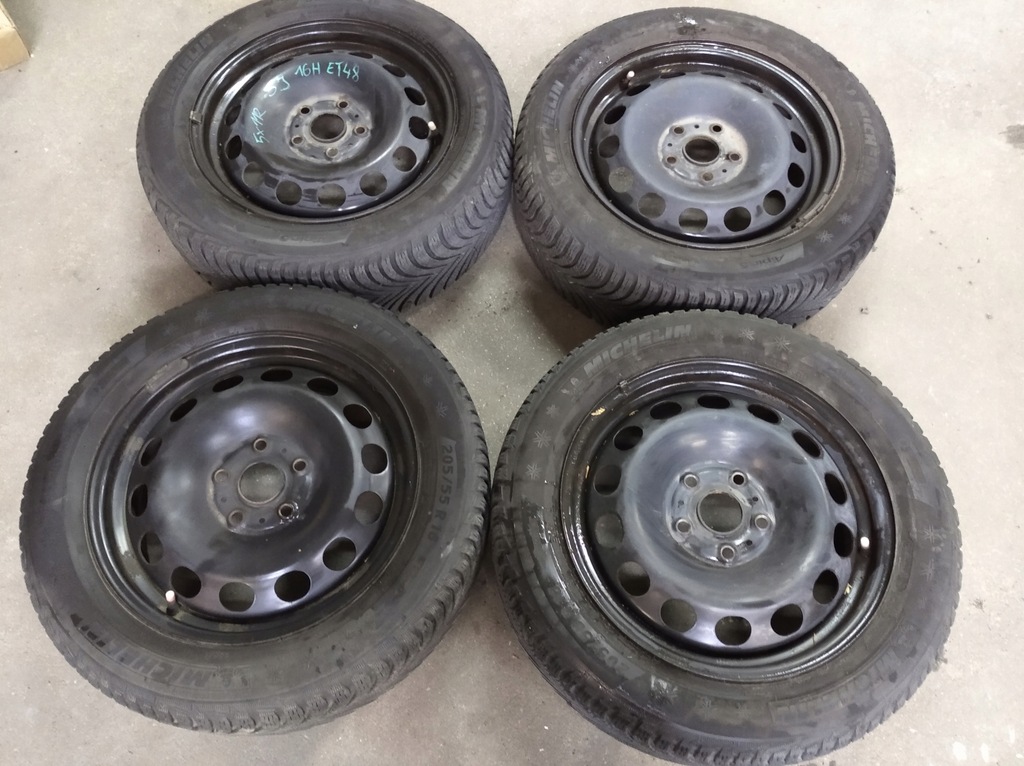 ruedas invierno vw, golf, 5x112 5j 16h et48