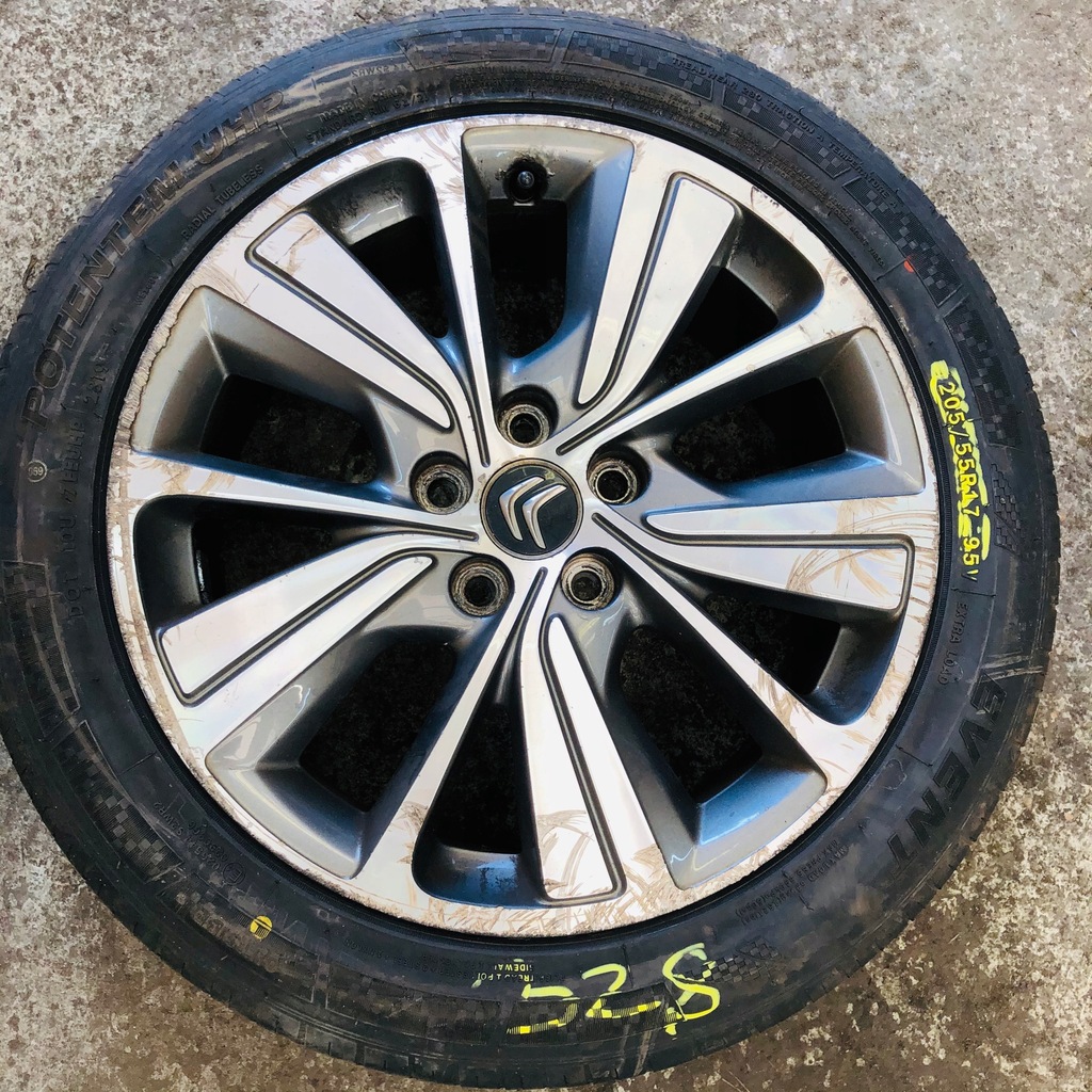 rueda llanta 17 c4 picasso ii nr328