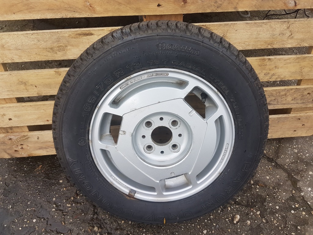fiat, bertone x1/9 llantas de aluminio + nuevo neumatico unikat
