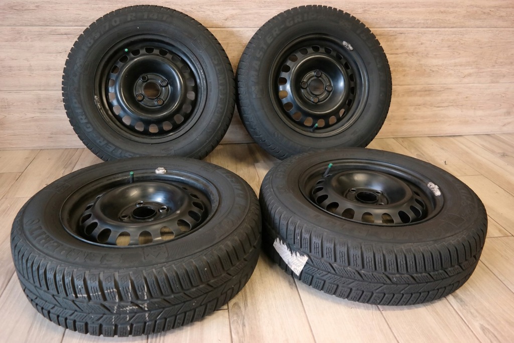 opel corsa d, 14'' 185/70 semperit invierno 4x100 llantas oem