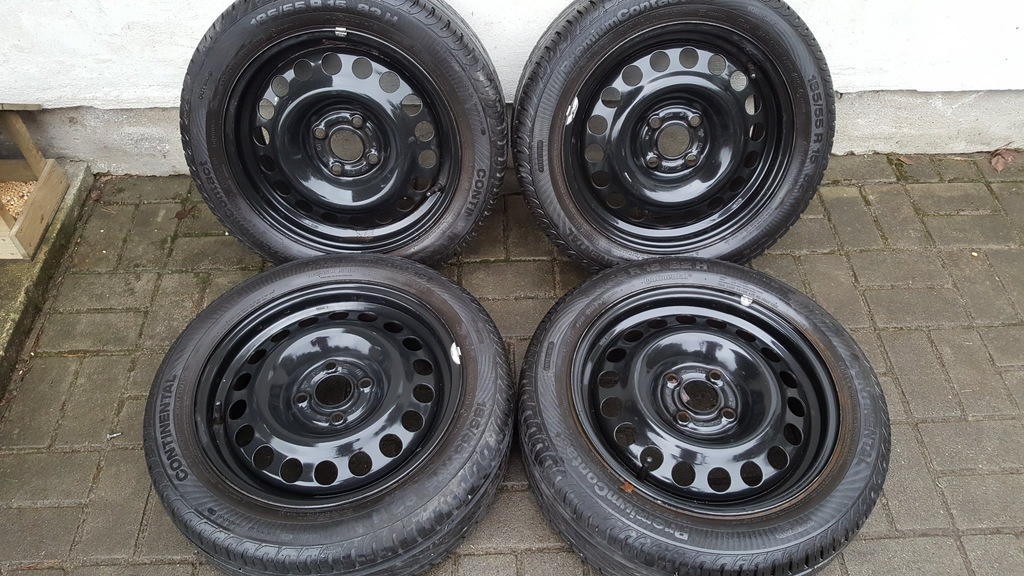 ruedas 15 opel 4x100 et49 continental 185/55/15 7mm