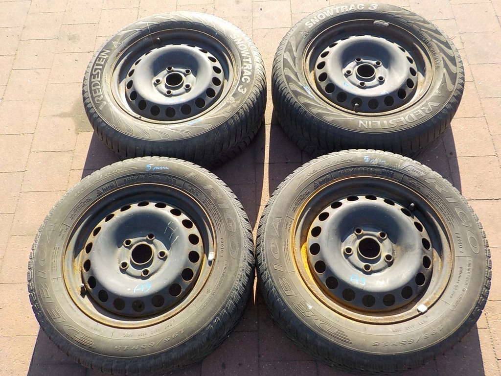 golf/ v, touran llantas acero 15'' 1k0601027c neumáticos