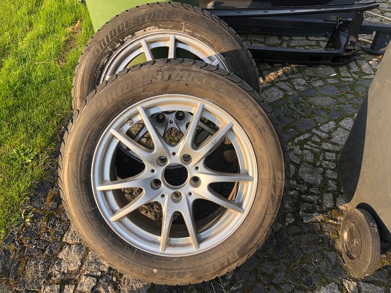 mercedes clase b, 246 llanta aluminio 6,5x16 neumatico