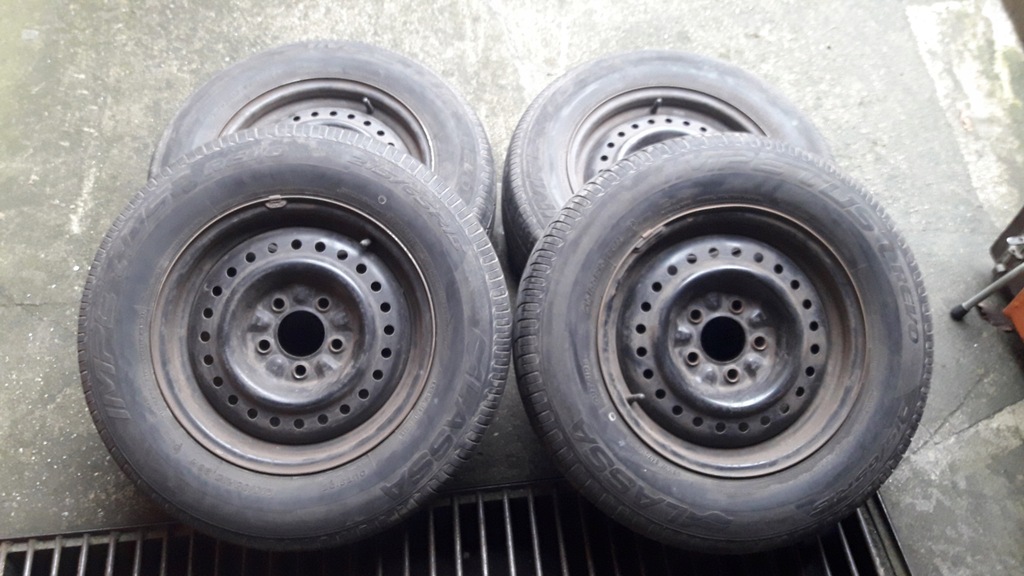 acero llantas con neumaticos 15'- 5x114,3 - 4 unidades