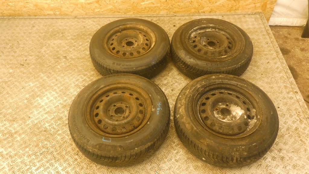 llantas ruedas seat invierno 155/80 r13 4x6mm