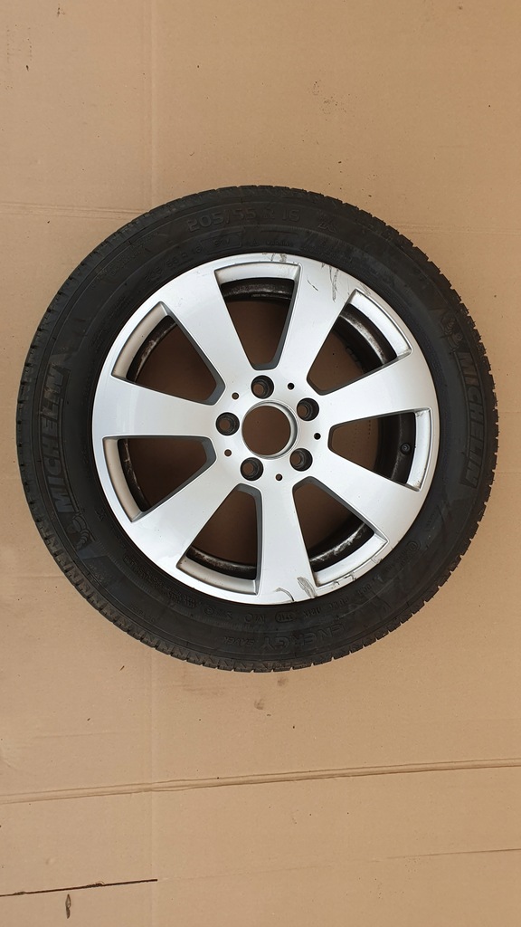 llanta aluminio con neumatico 16" mercedes w204 c