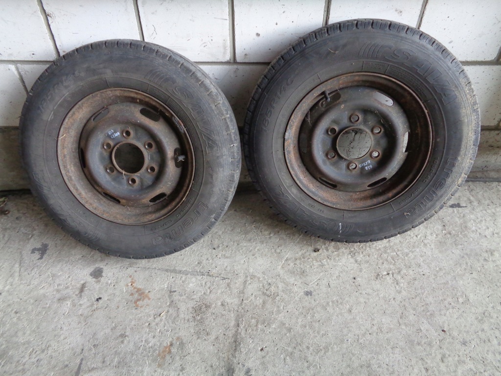ruedas frente 2 unidades 185r14c kia, k2700