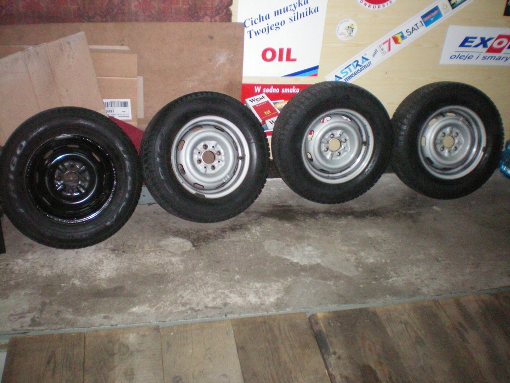 polonez, fiat, 125p -  ruedas , llantas