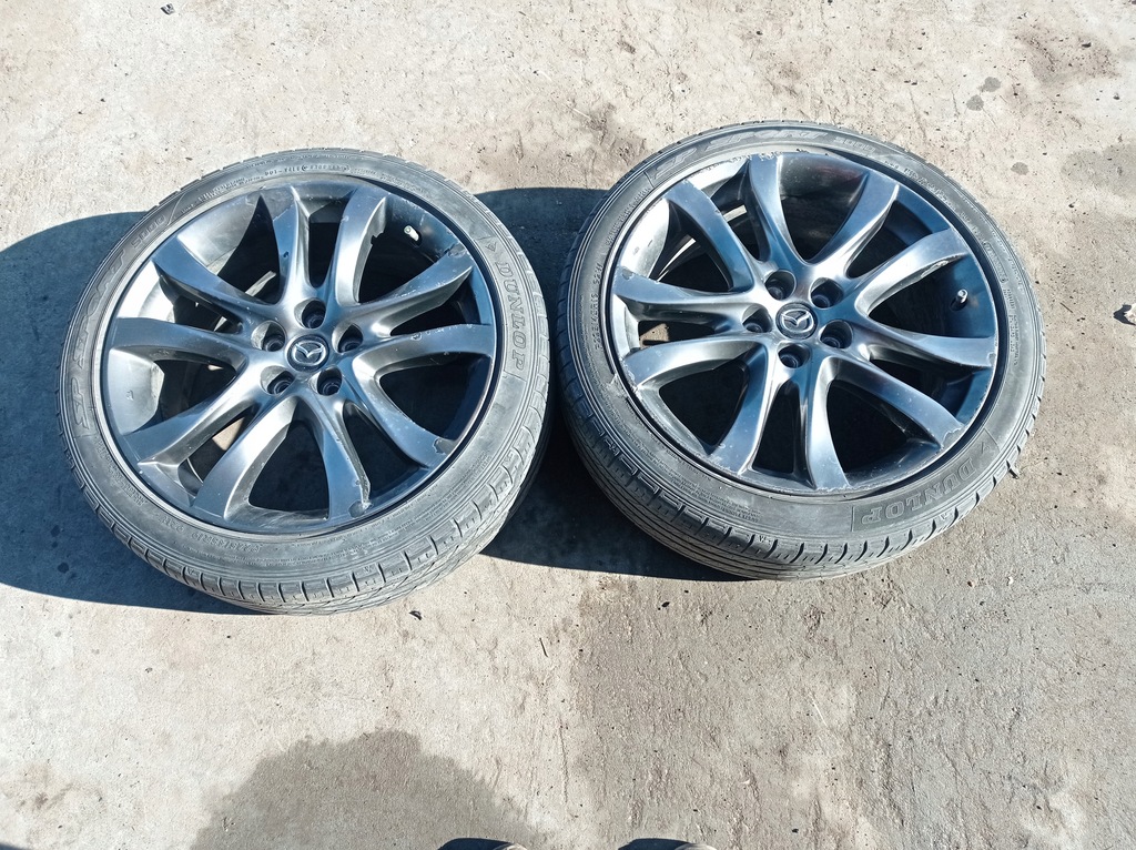 mazda 6 12- rueda llanta 225/45/19 dunlop usa