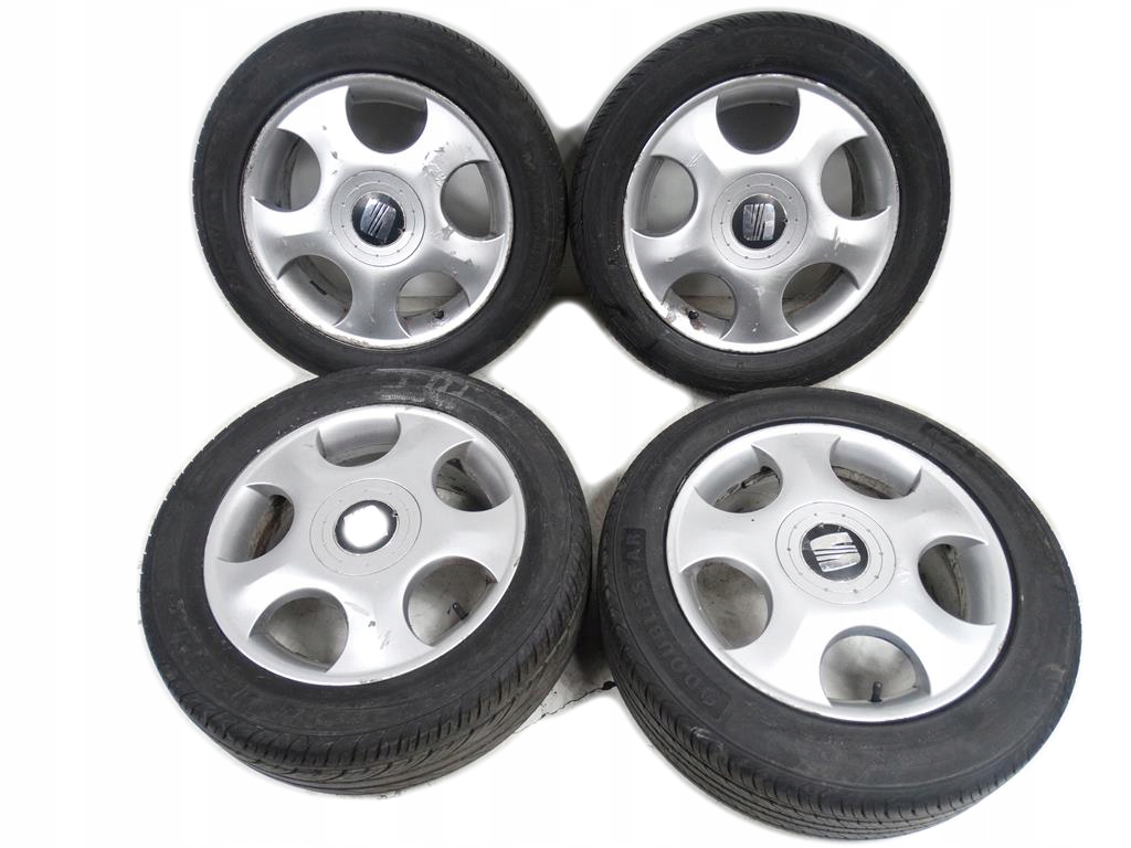 llantas de aluminio llantas + neumáticos seat 16'' 5x112 7j et59