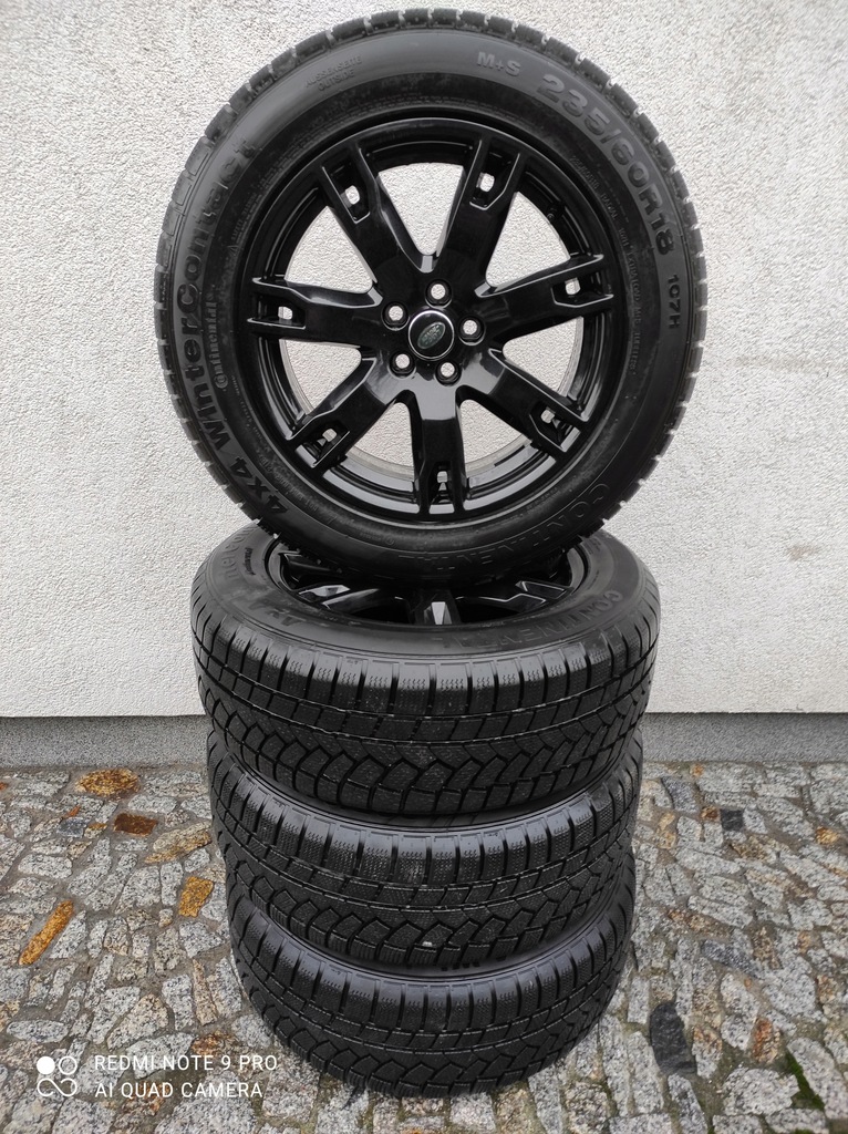 ruedas invierno range rover evoque 235/60/18 8,2mm