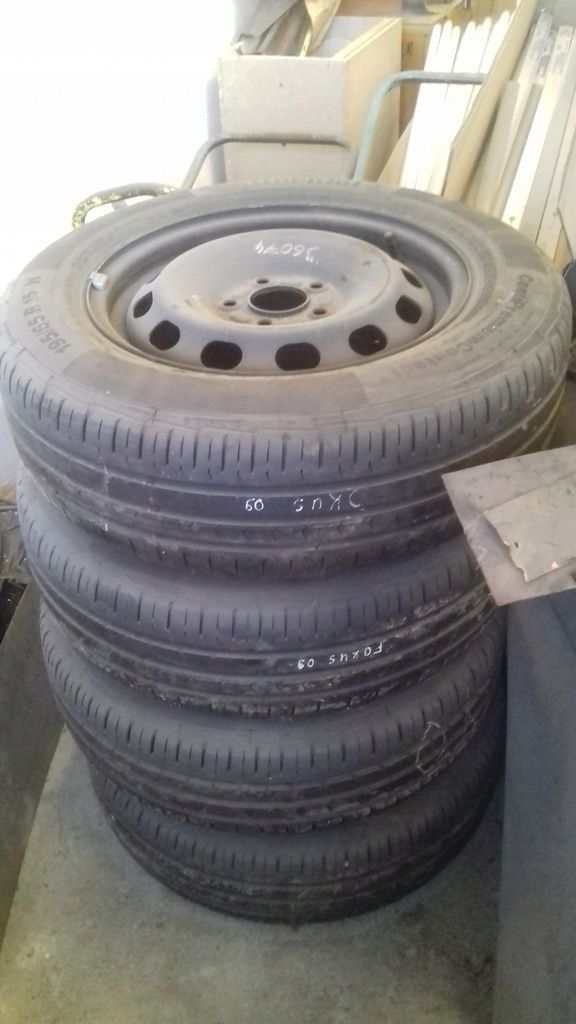 ruedas ford focus continental 195/65r15 verano 15'