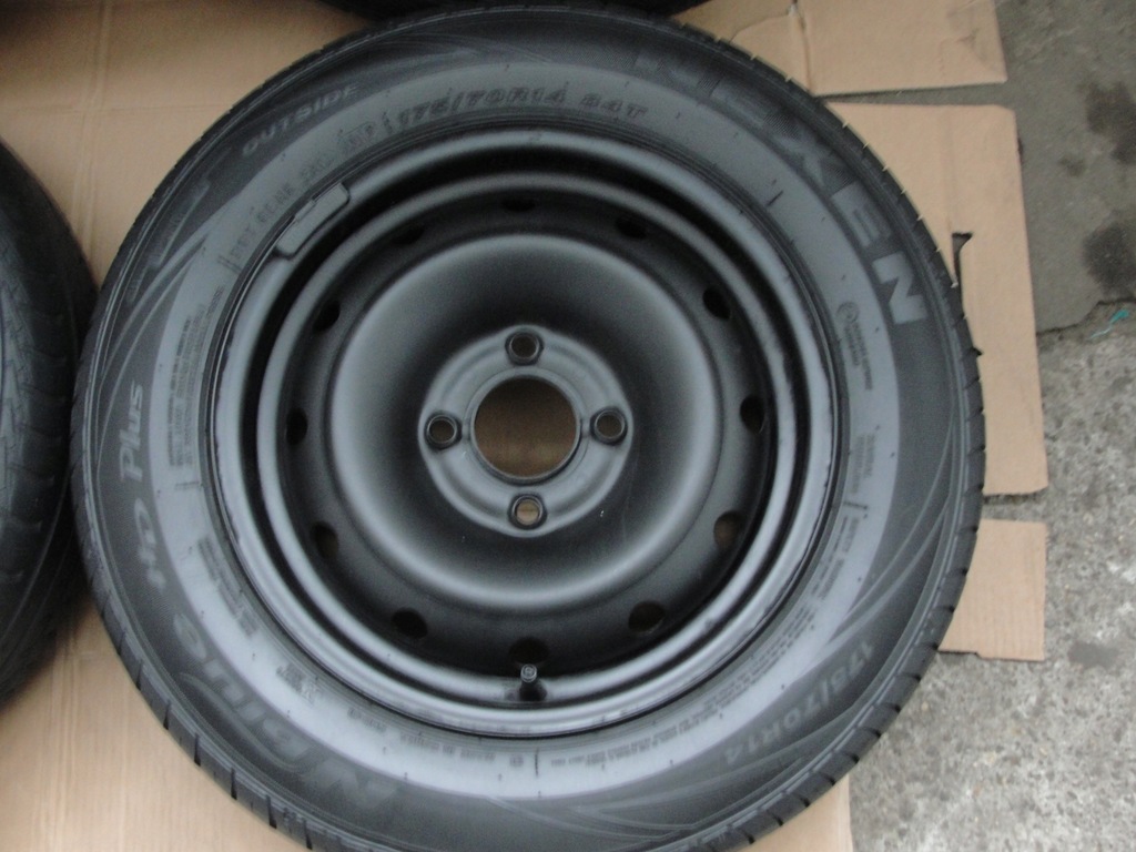 ruedas acero 4x108 peugeot, 206 175/70/14 verano 18r