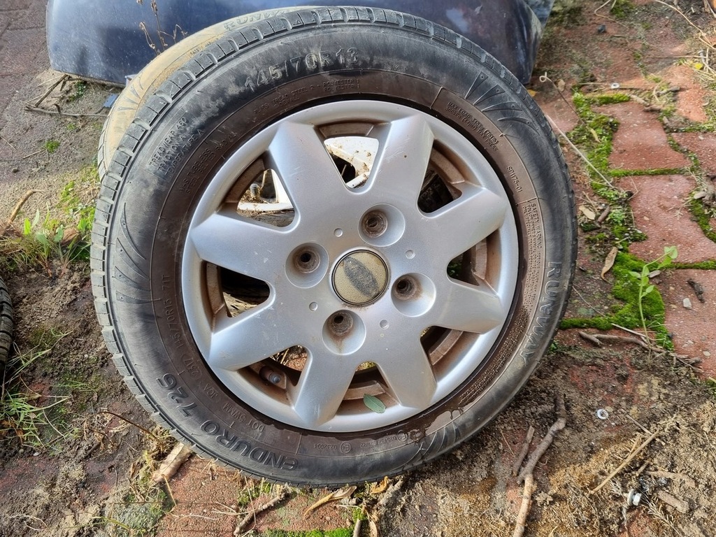 rueda llanta neumatico  llanta de aluminio  145/70/r13 microcar mc2 r13