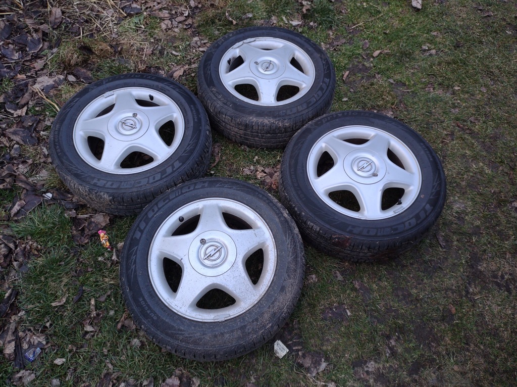 llantas de aluminio 4x100 con opnami 195/60/15 opel