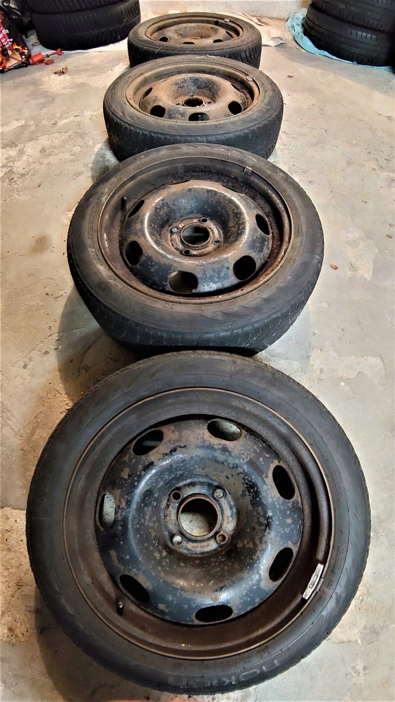 nokian wr d3 195/55r16 91h xl 4 mm + llantas acero