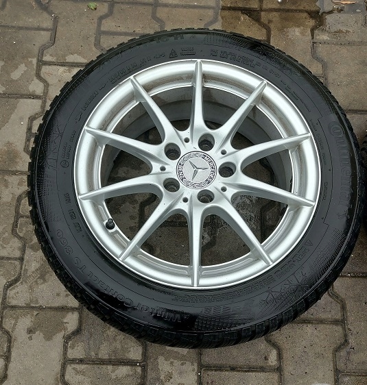mercedes w204 llanta neumatico invierno 205/55/16r 7,5mm