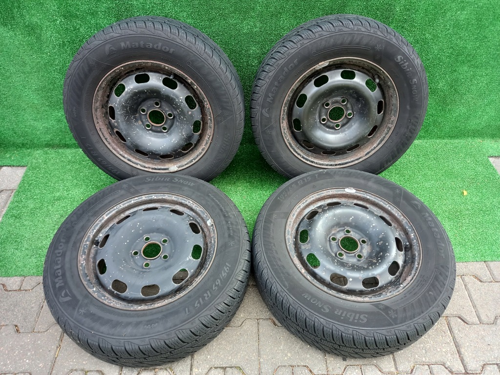 vw/audi/skoda ruedas invierno 15" 5x100 et38