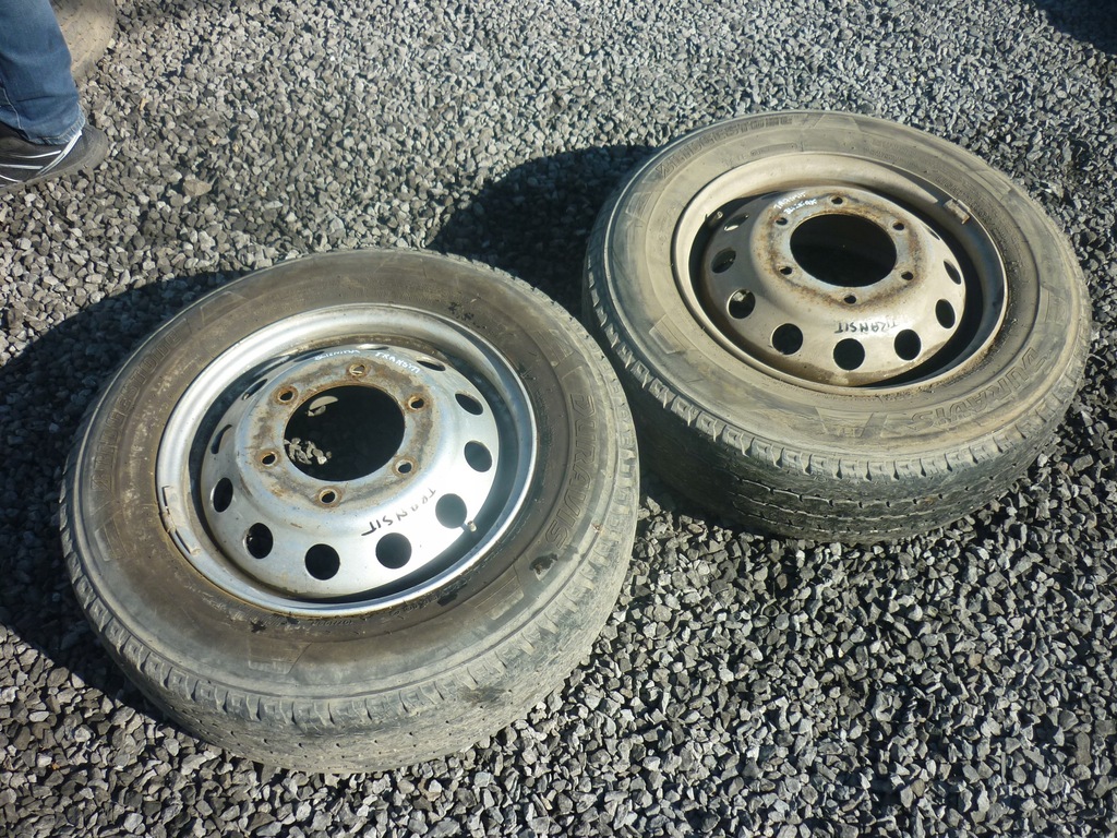 ford transit neumáticos ruedas llantas acero gemelo 16