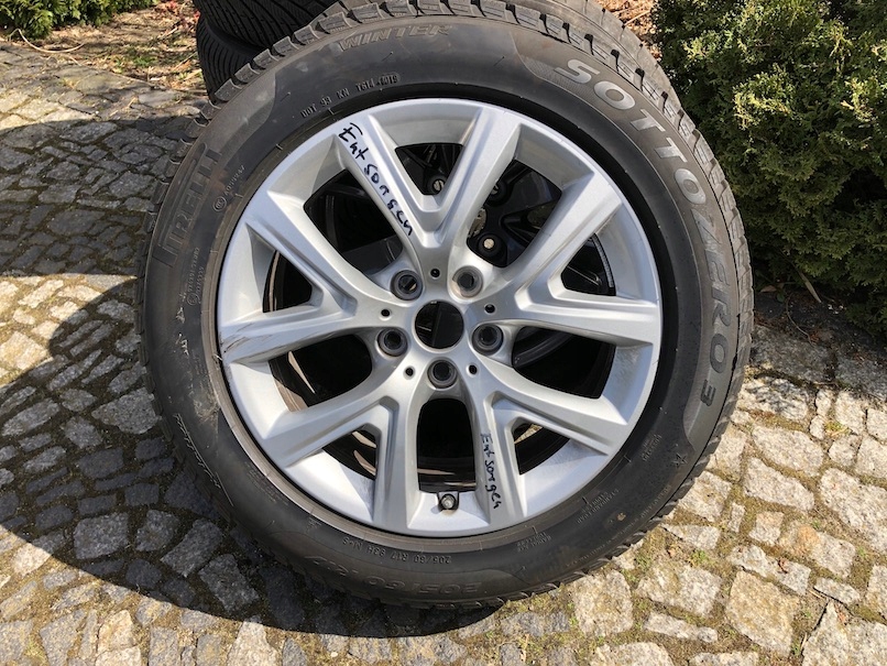 bmw, x1 f48 x2 f39 llanta aluminio 6,5jx17 neumatico