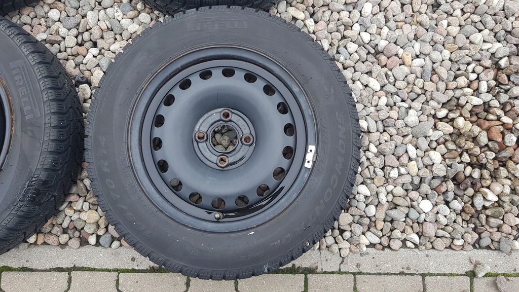 llantas acero neumáticos 14'' 4x100 et35 vw,