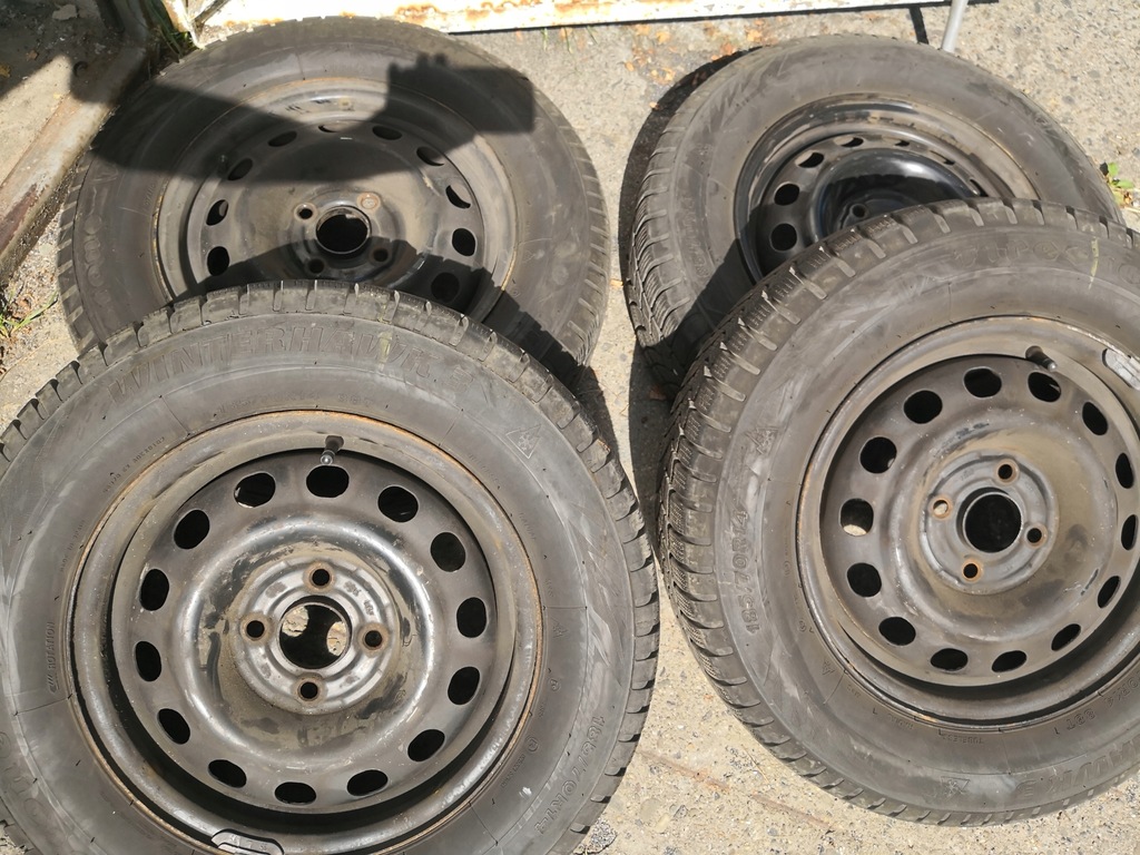 firestone + acero invierno 185/70r14 con 2016r