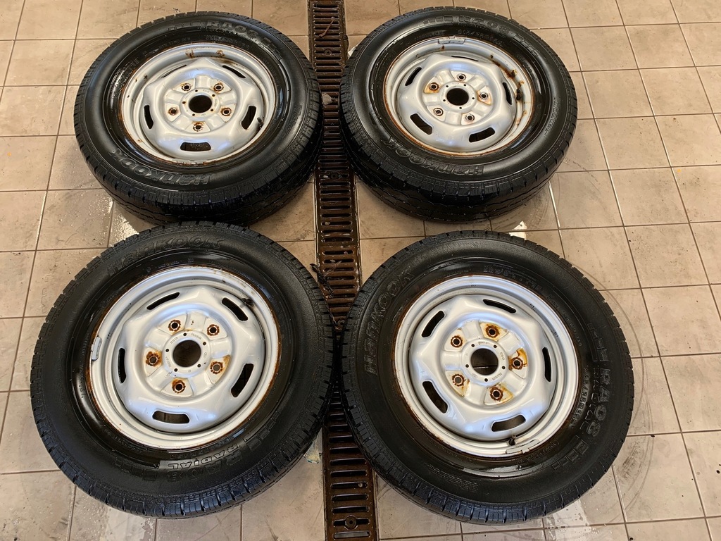 ruedas llantas ford transit 215/75/16 hankook 9mm