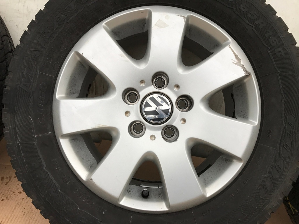 vw, t5 llantas 6,5x16 et51 goodyear 215/65r16c