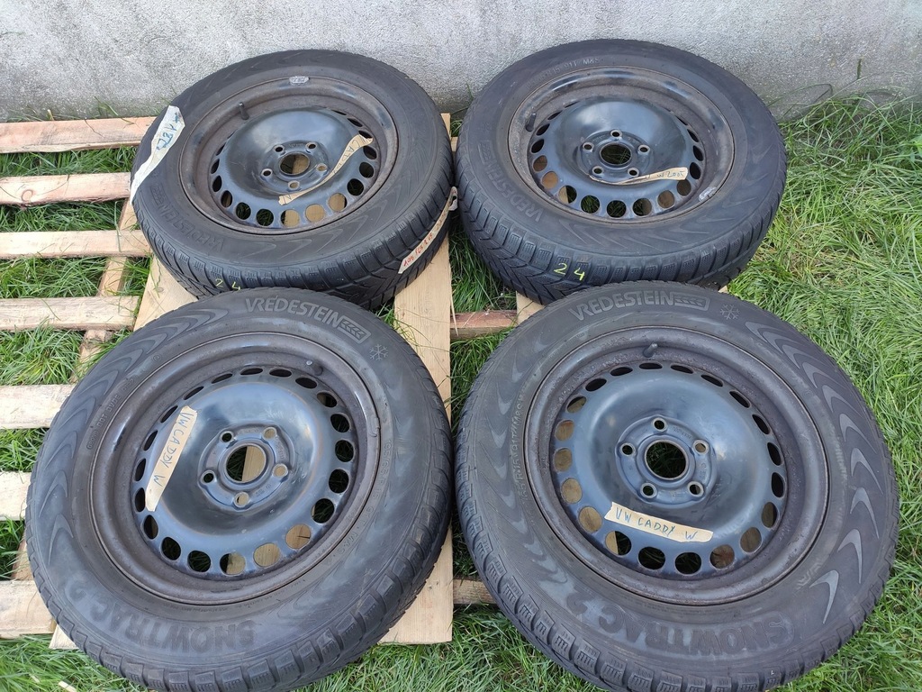 ruedas llantas acero volkswagen caddy 15''