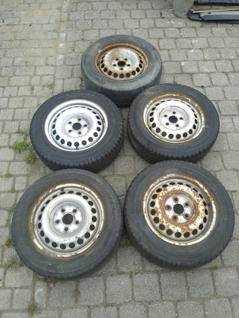 llantas acero vw, t5 205/65 16 c 5x120 5 unidades
