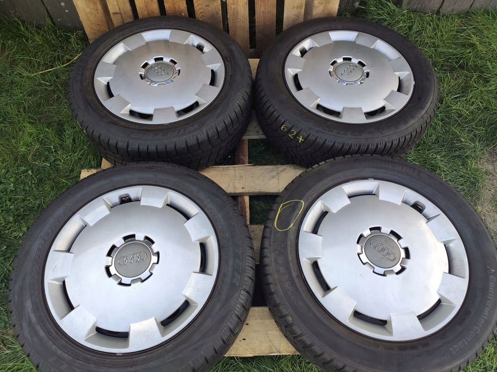 ruedas llantas acero neumáticos invierno audi, vw, 16''