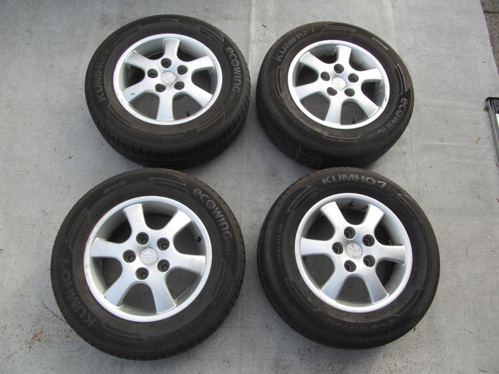 llantas 14 neumáticos verano kumho toyota camry previa
