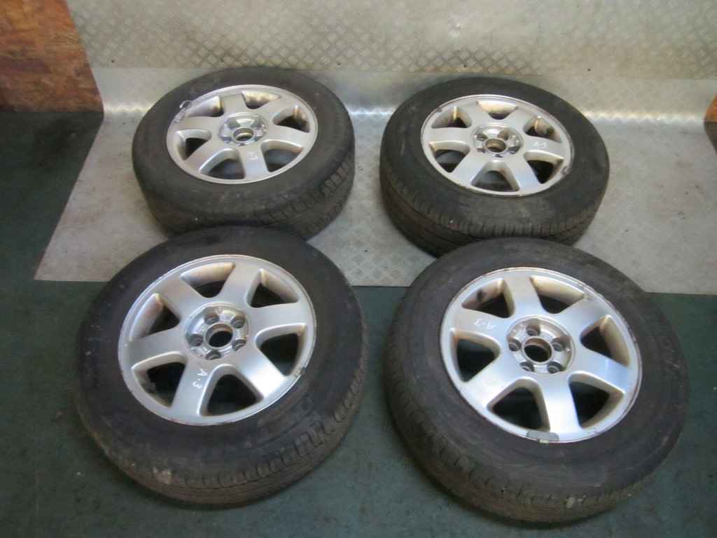 llantas de aluminio ruedas audi, a3 8l 8l0601025f 15' 5x100 et38