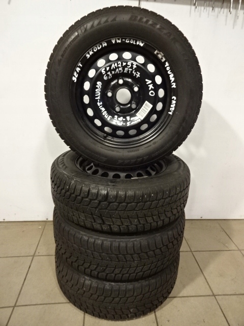 ruedas 195/65/15 vw, golf, v, touran caddy altea, 15