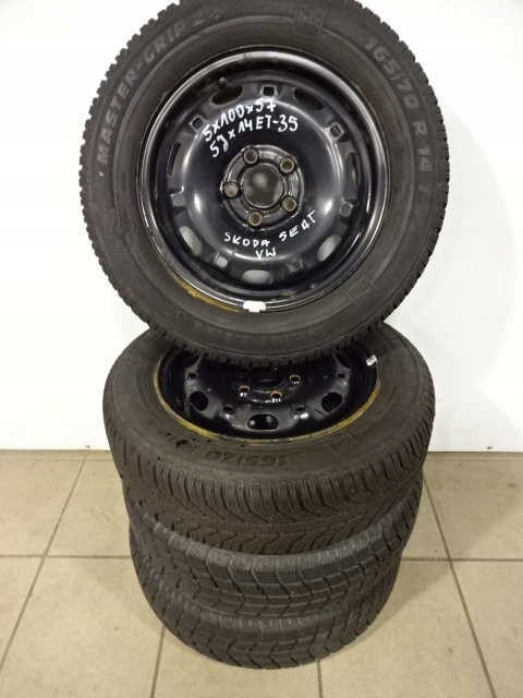ruedas invierno polo fabia ibiza et35 165/70/14