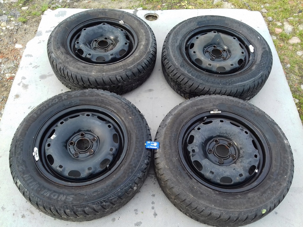 skoda seat vw, ruedas llantas 14 5jx14 et35 5x100 invierno