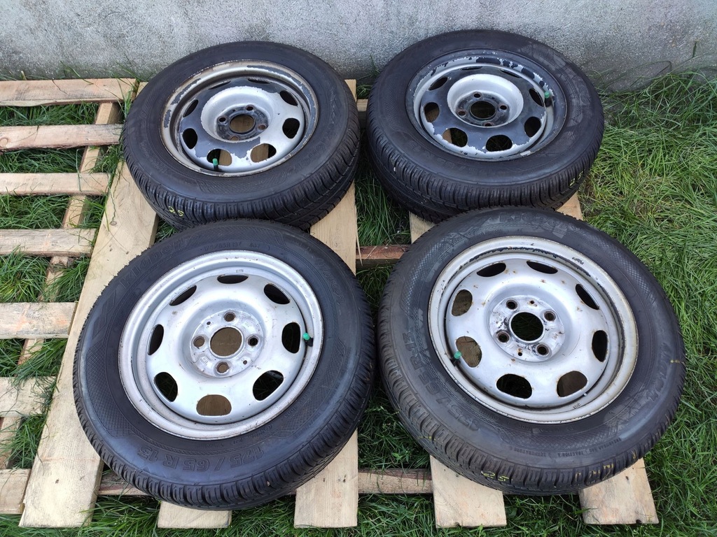 ruedas llantas acero neumáticos verano vw, lupo / polo 13''