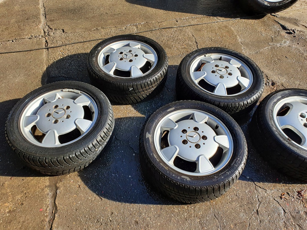 ruedas llantas de aluminio mercedes a, b, clase invierno 195 50 15