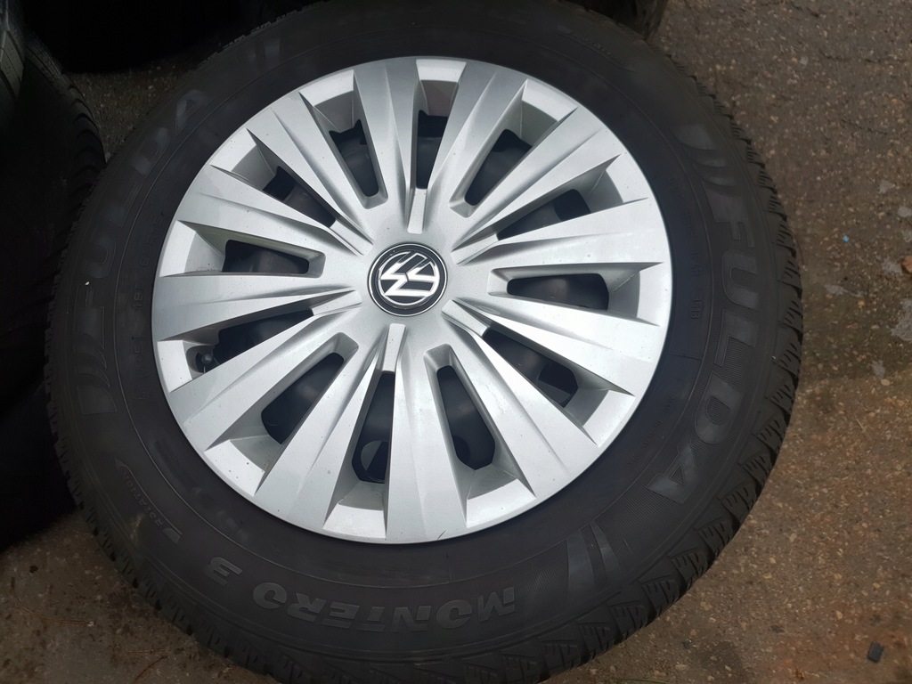 vw, acero llantas 2 unidades + fulda 195/65/16 invierno