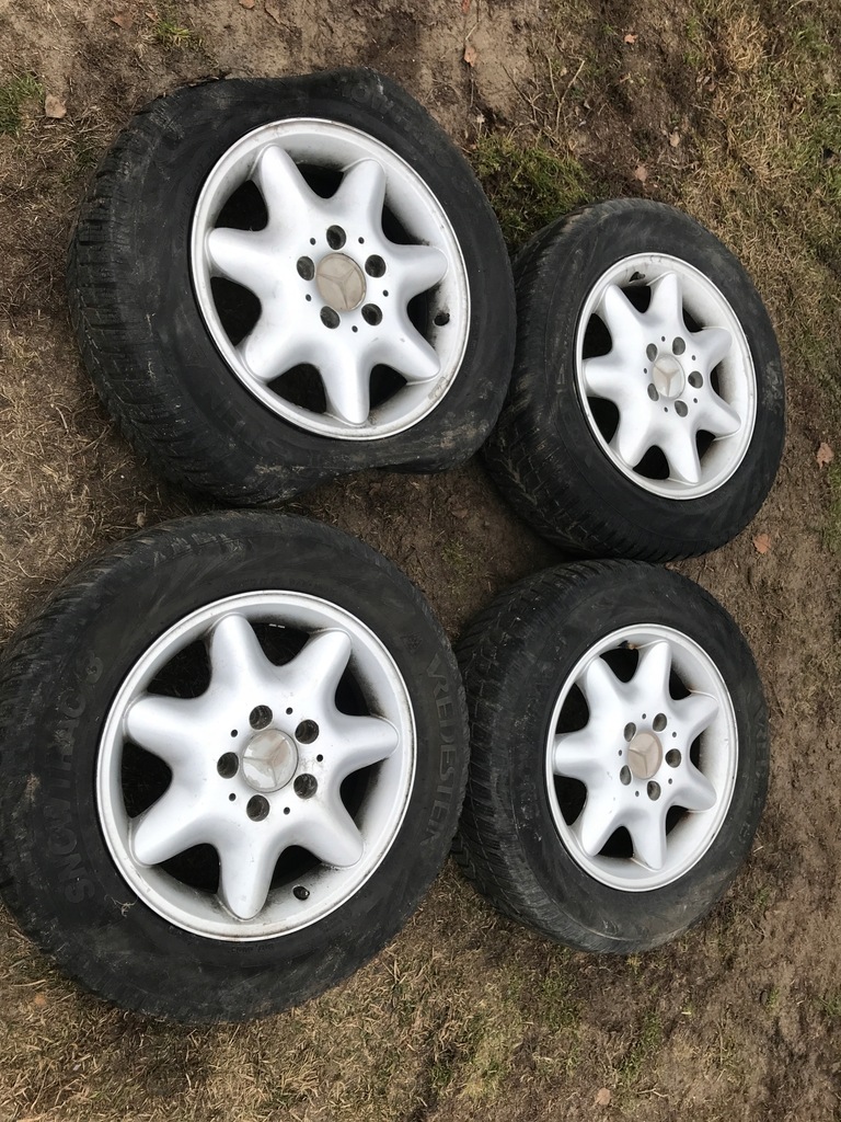 mercedes 203 209 210 ruedas llantas neumáticos invierno 16  pulgadas
