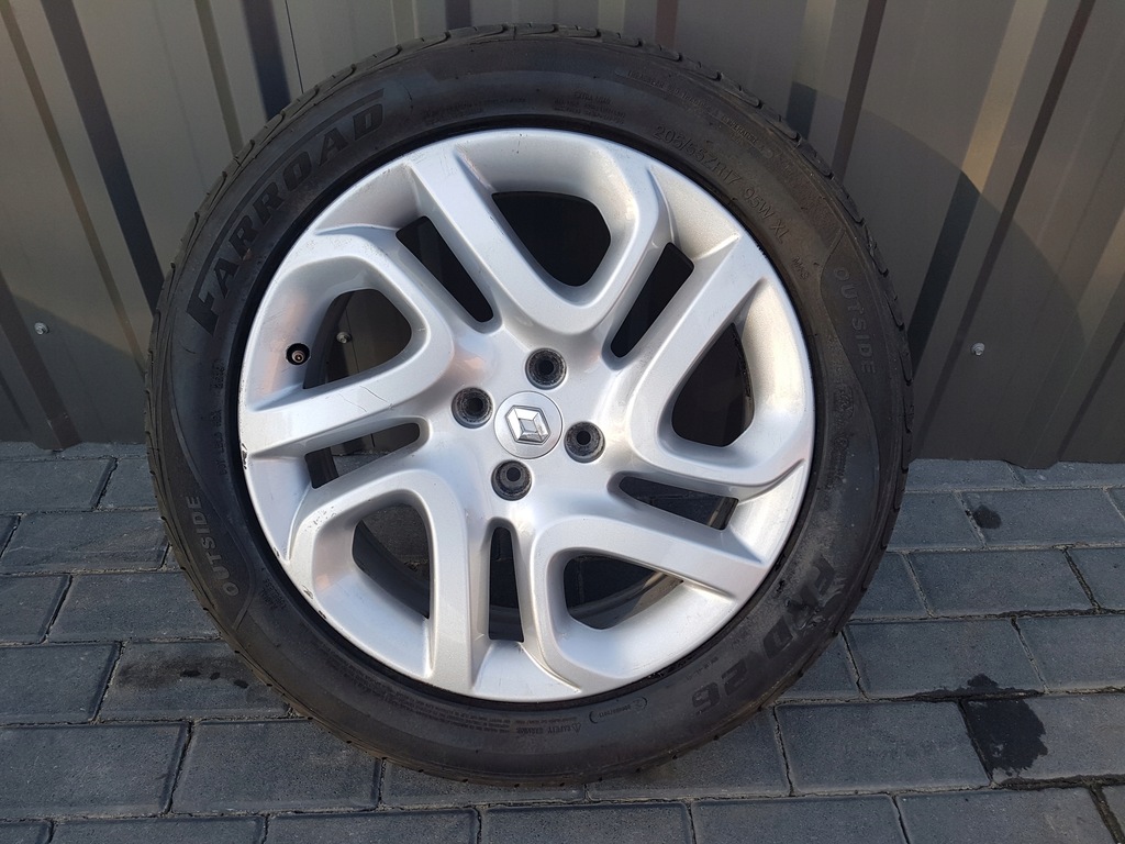 rueda llanta -renault 195/55 r17 captur 2013-