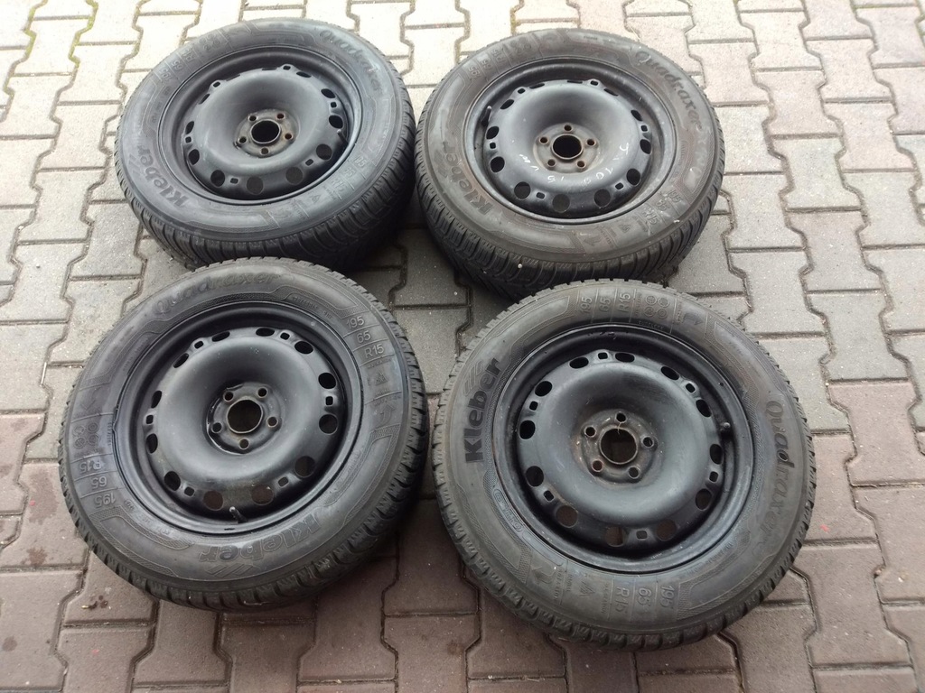 llantas acero vw, 5x100 et43 57,1mm 195/65/15