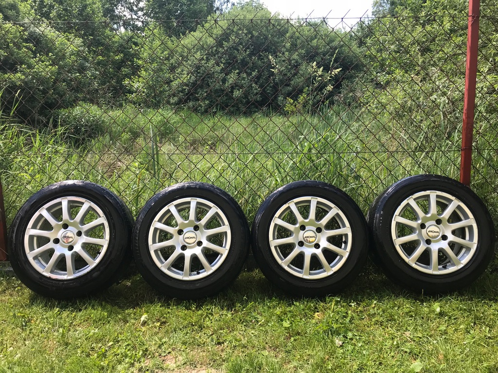 ruedas llantas de aluminio ronal 4x114,3 bridgestone 195/60r15